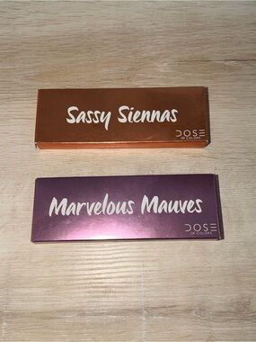 DOSE OF COLORS Sassy Siennas & Marvelous Mauves Eyeshadow Palettes